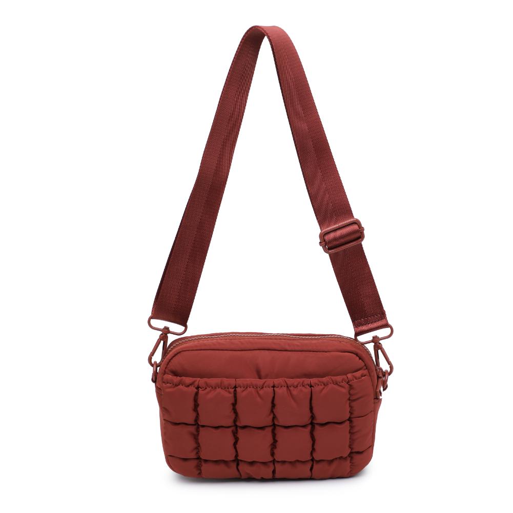 Product Image of Sol and Selene Inspiration - Quilted Nylon Crossbody 841764110600 View 7 | Rust