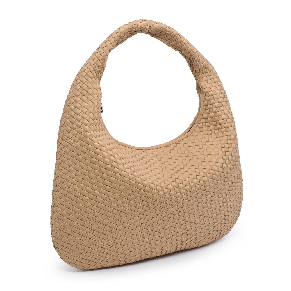Sol and Selene Dare to Dream - Large Woven Neoprene Hobo 841764110945 View 6 | Nude