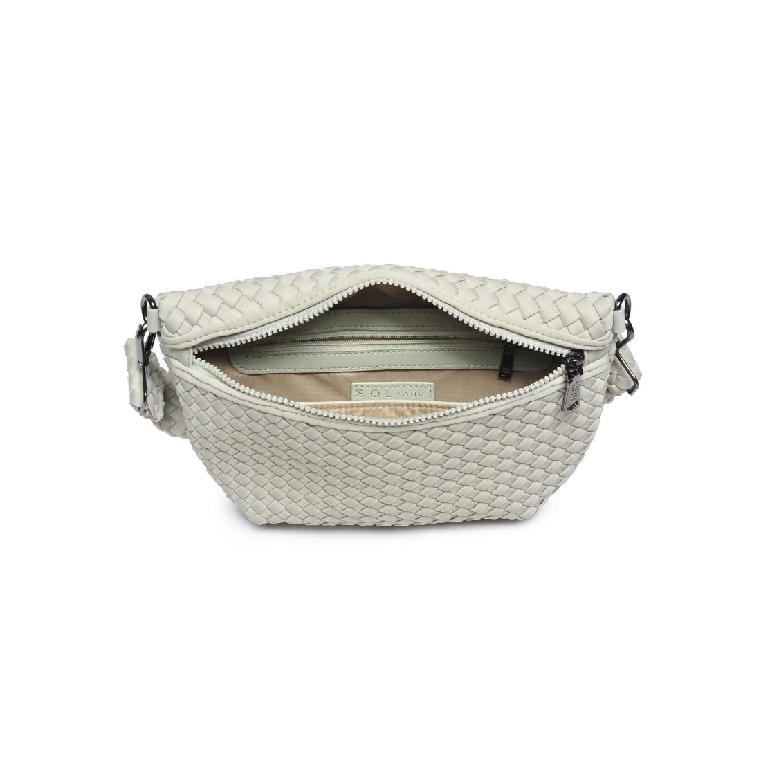 Woman wearing Sage Sol and Selene Ethereal - Woven Neoprene Crossbody 841764111485 View 9 | Sage