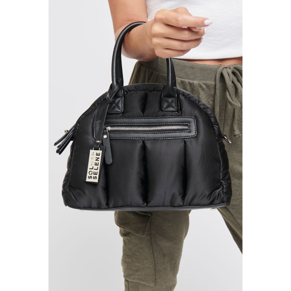 Woman wearing Black Sol and Selene Flying High - Mini Satchel 841764101455 View 2 | Black