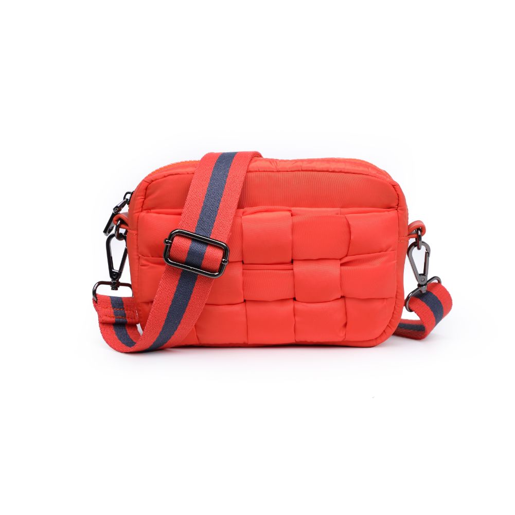 Sol and Selene Inspiration - Woven Nylon Crossbody 841764107907 View 5 | Tangerine