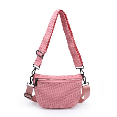 Product Image of Sol and Selene Ethereal - Woven Neoprene Crossbody 841764112376 View 1 | Blush