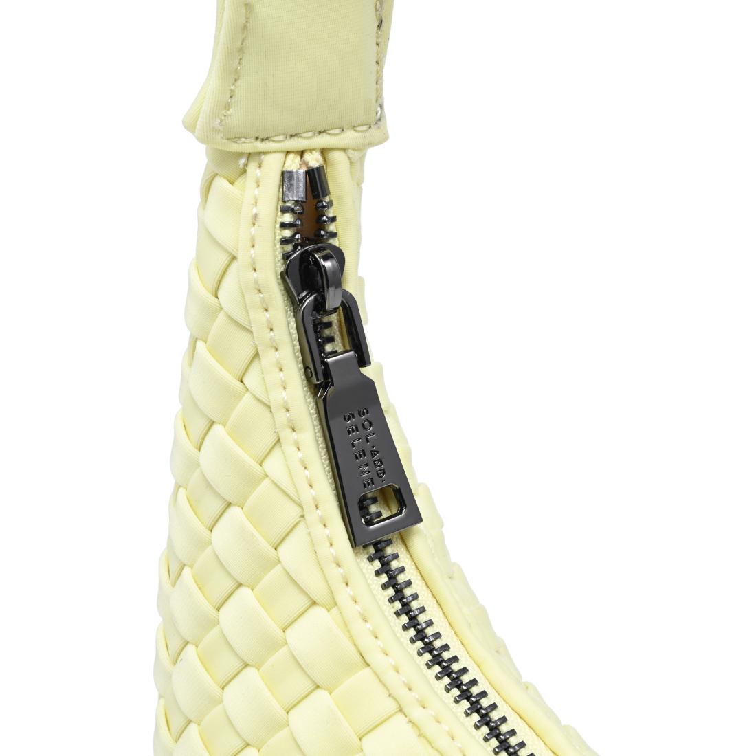 Sol and Selene Harmonia - Woven Neoprene Shoulder Bag 841764112529 View 8 | Butter
