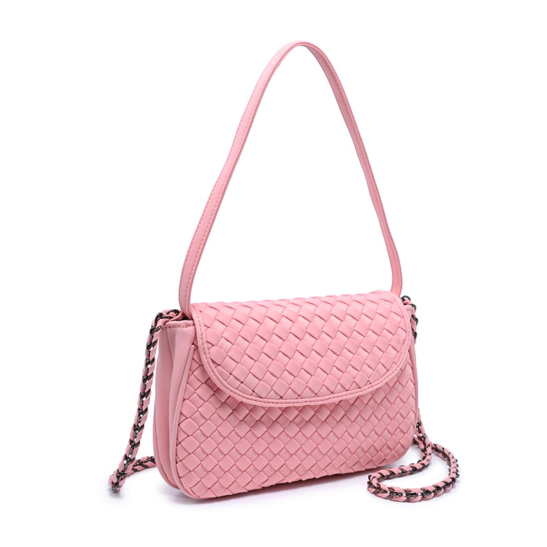 Woman wearing Blush Sol and Selene Astra Shoulder Bag 841764112413 View 6 | Blush