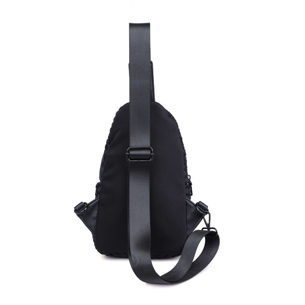 Product Image of Sol and Selene Beyond The Horizon - Woven Neoprene Sling Backpack 841764108034 View 7 | Black