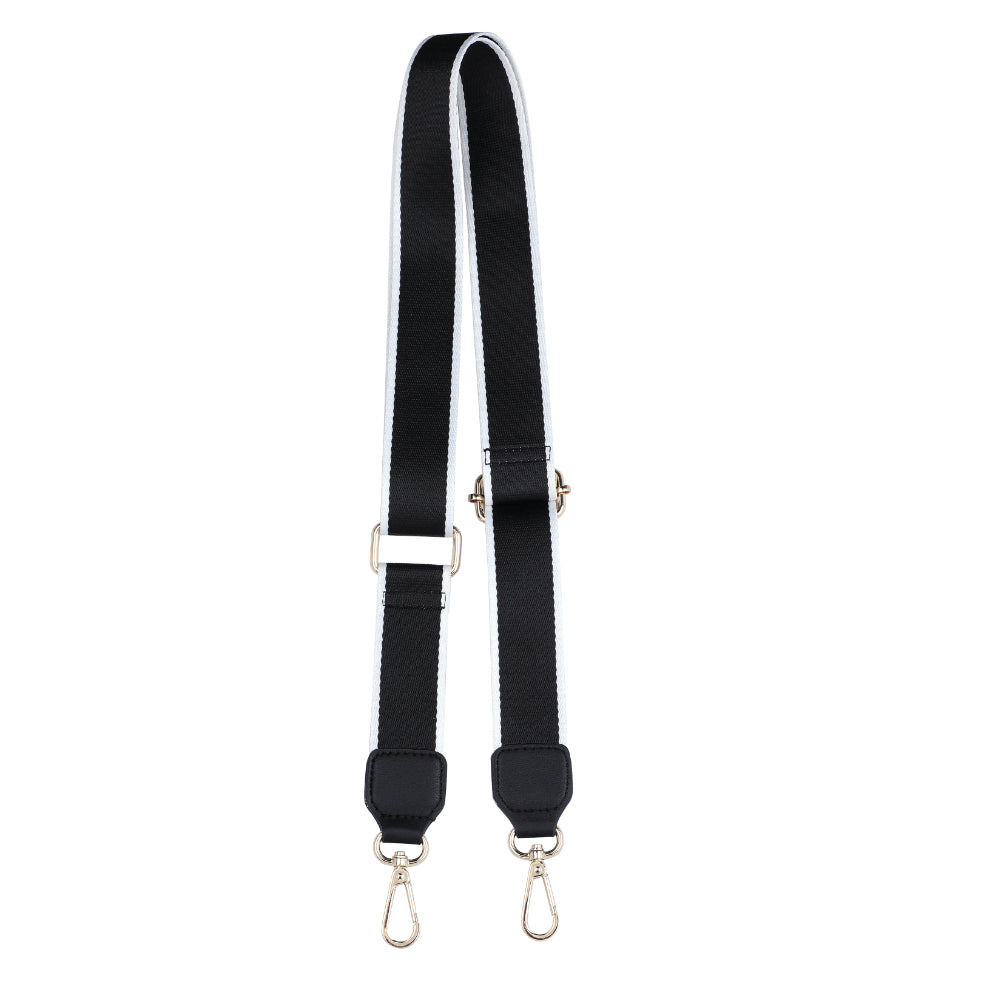 Sol and Selene Adjustable Shoulder Crossbody Strap Shoulder Strap 841764106221 View 6 | Black White