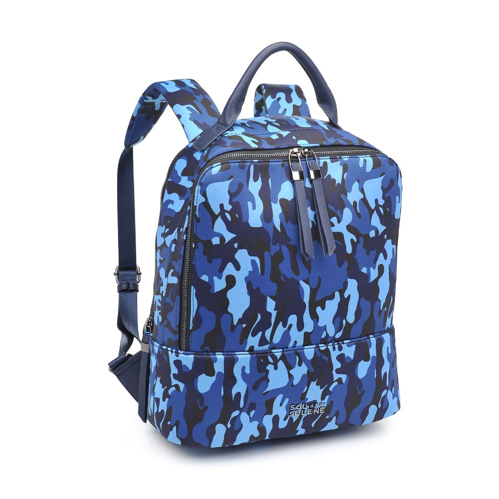 Sol and Selene Cloud Nine Backpack 841764105507 View 6 | Navy Camo