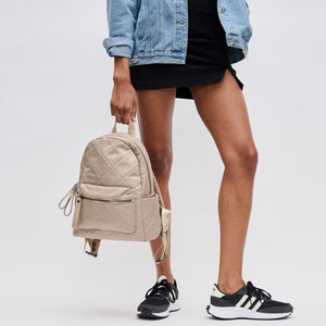 Woman wearing Nude Sol and Selene Motivator - Small Backpack 841764107693 View 2 | Nude