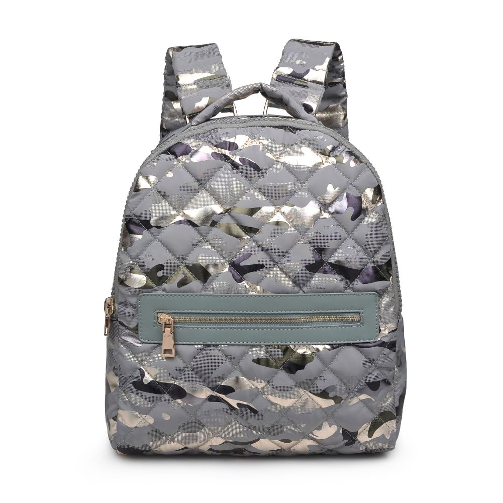 Sol and Selene All Star Backpack 841764105170 View 5 | Seafoam Metallic Camo