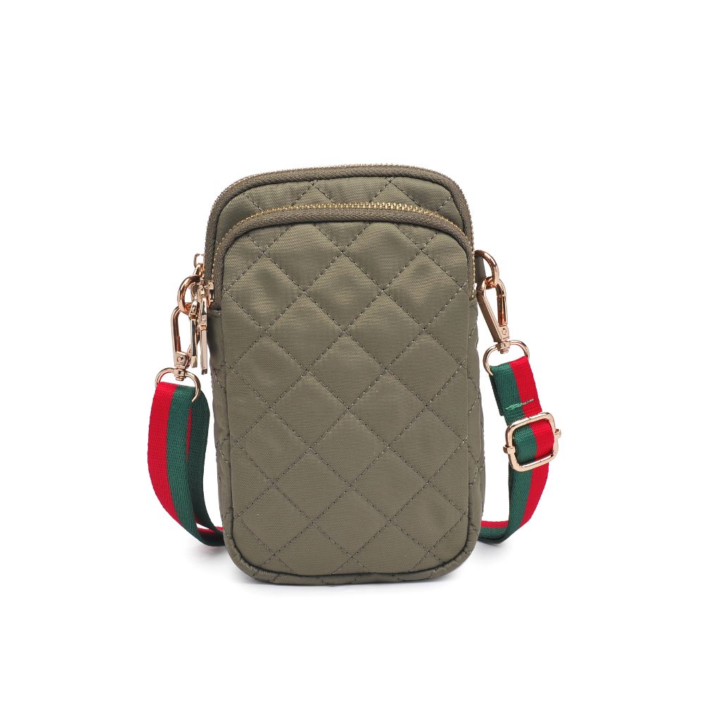 Woman wearing Sage Sol and Selene Divide & Conquer - Quilted Crossbody 841764107471 View 5 | Sage