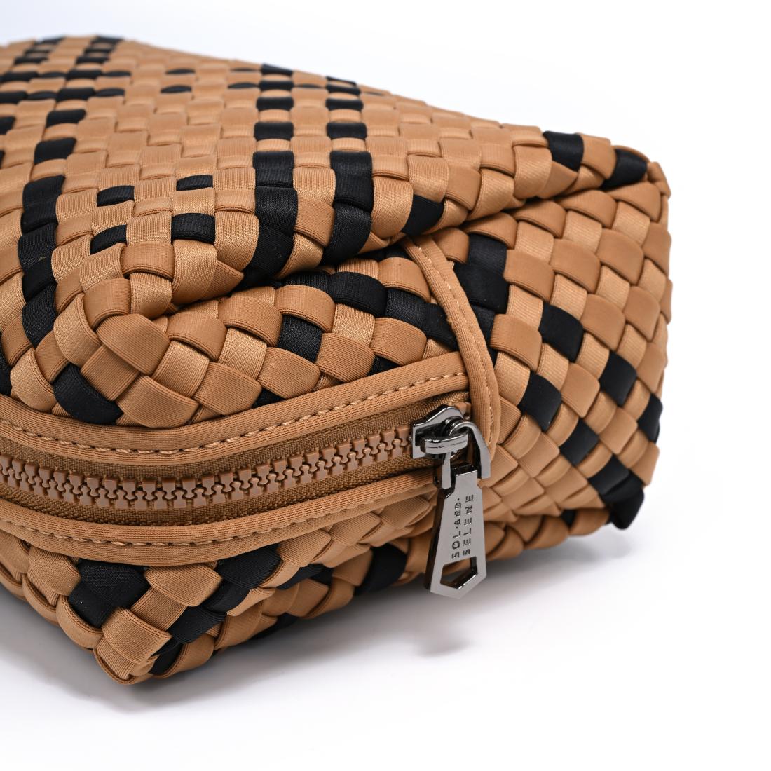 Sol and Selene Altitude - Woven Neoprene Cosmetic & Travel Organizer Pouch 841764112482 View 8 | Sand Black