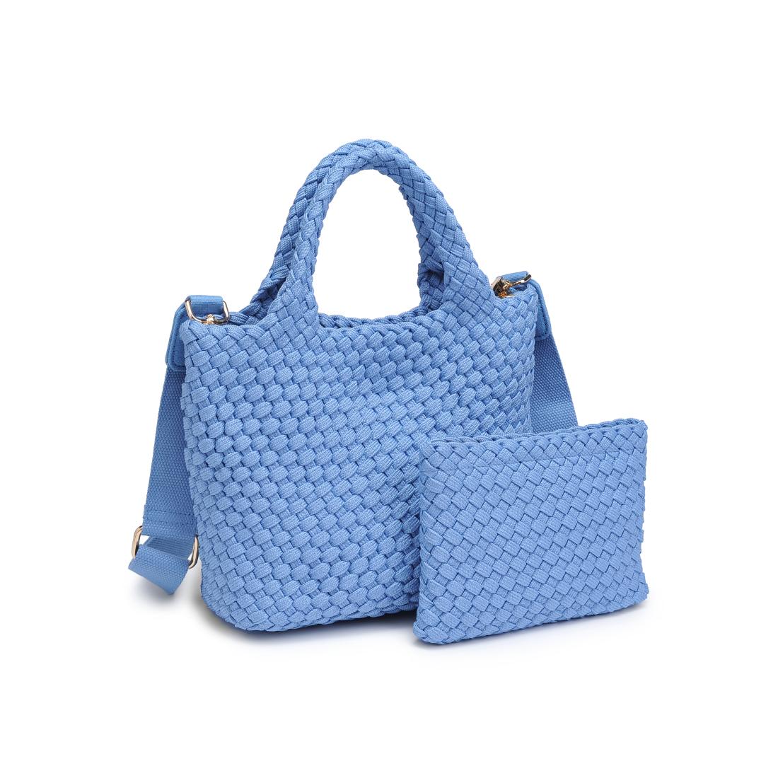 Product Image of Sol and Selene Sky's The Limit - Small Laced Up Eco-Edition Crossbody 841764111676 View 6 | Azure