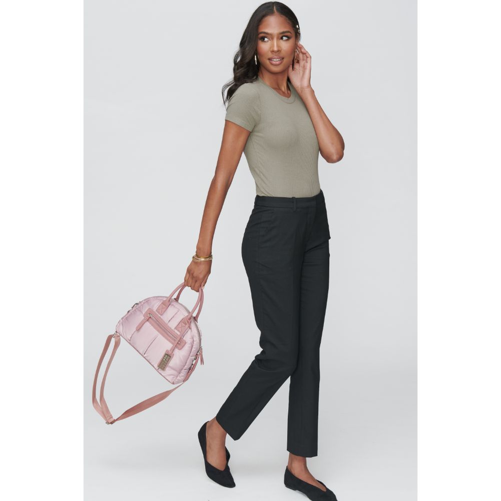 Woman wearing Blush Sol and Selene Flying High - Mini Satchel 841764103237 View 1 | Blush