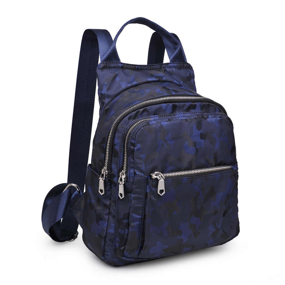 Product Image of Sol and Selene Rise & Shine Backpack 841764103770 View 2 | Navy Camo