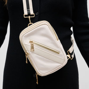 Woman wearing Cream Sol and Selene Accolade Backpack 841764109369 View 4 | Cream