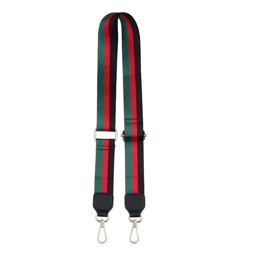 Sol and Selene Adjustable Shoulder Crossbody Strap Shoulder Strap 841764106214 View 6 | Black Red Green