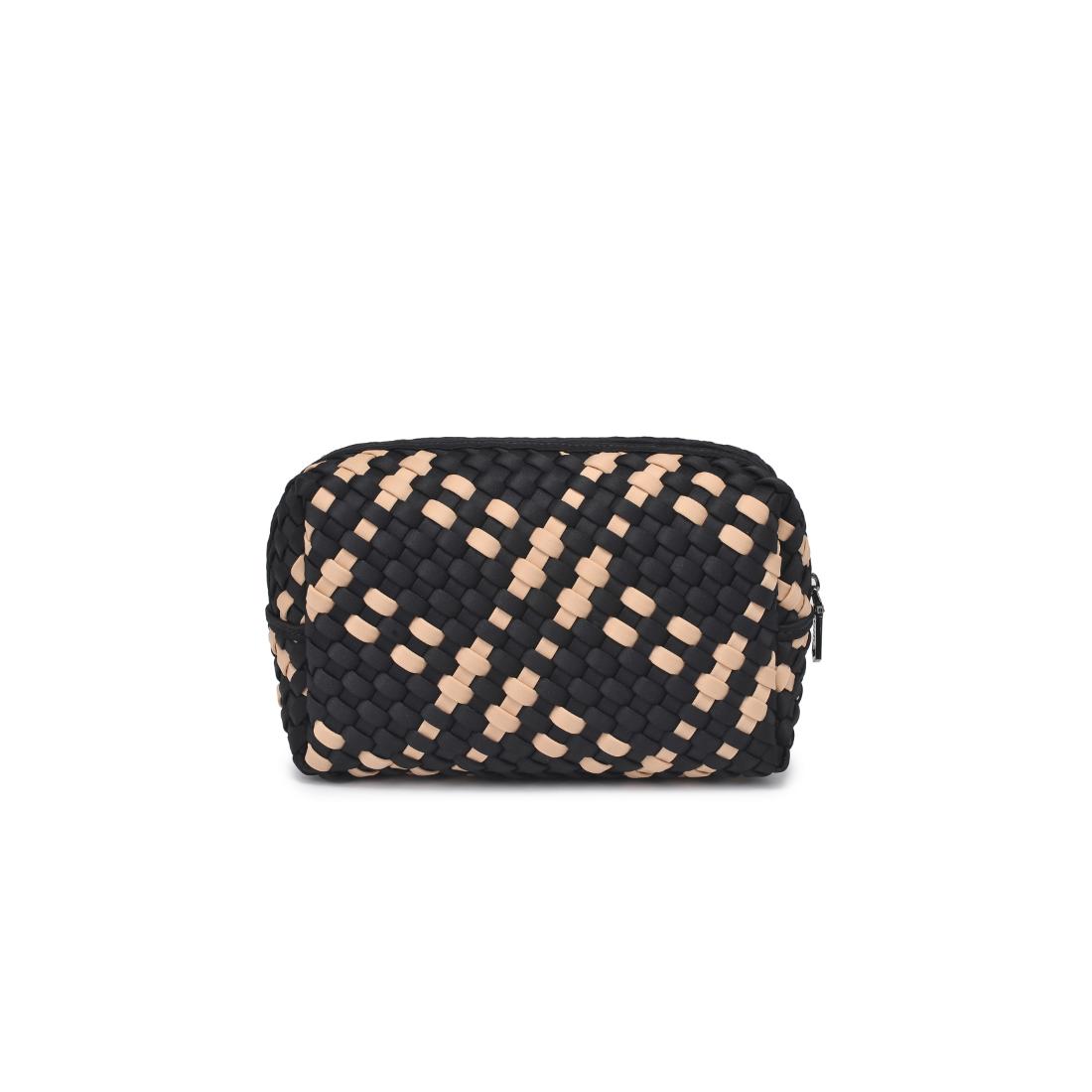 Sol and Selene Altitude - Woven Neoprene Cosmetic & Travel Organizer Pouch 841764112147 View 7 | Black Nude