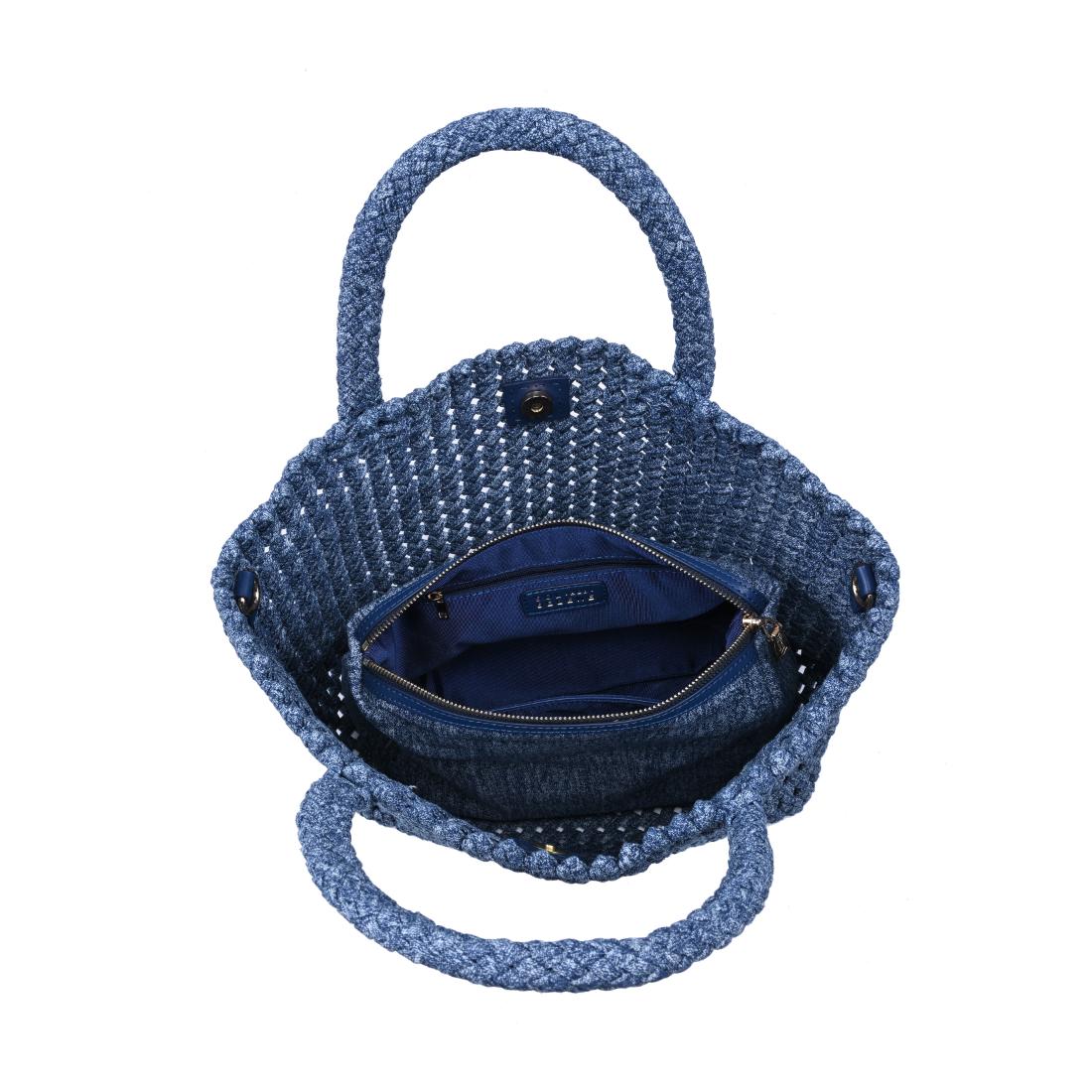 Product Image of Sol and Selene Ambrosia Medium - Denim Tote 841764112772 View 4 | Denim