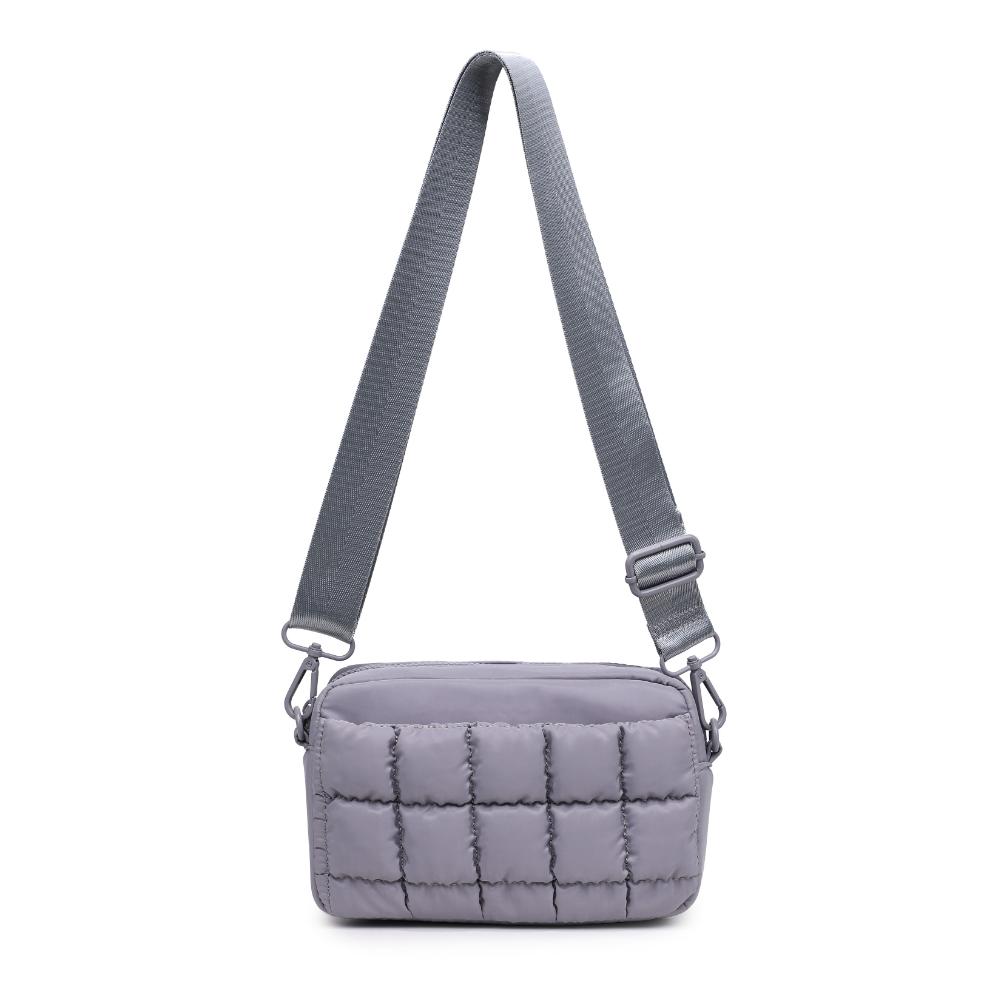 Product Image of Sol and Selene Inspiration - Quilted Nylon Crossbody 841764109437 View 5 | Grey