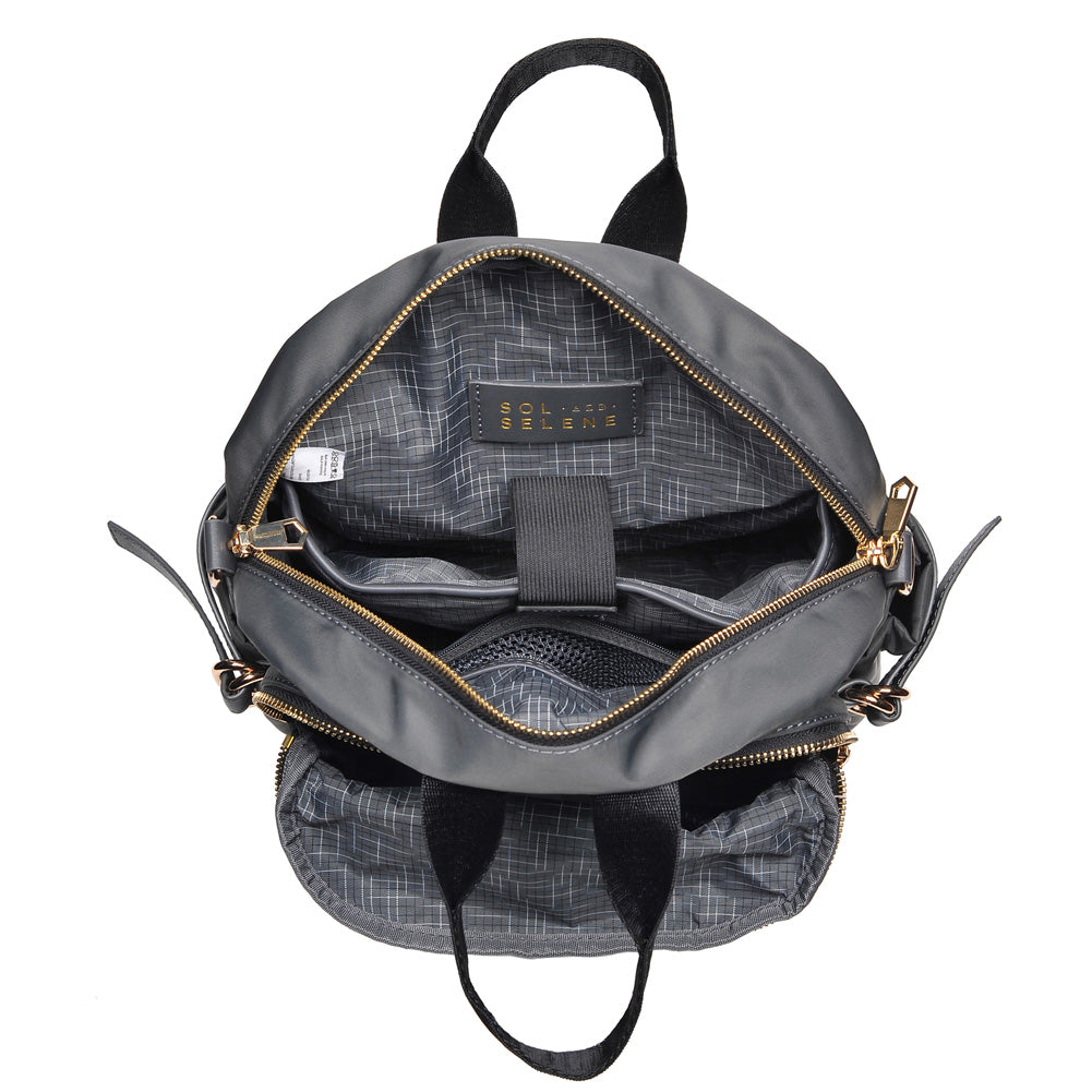Product Image of Sol and Selene Next Level Backpack 841764103350 View 8 | Charcoal