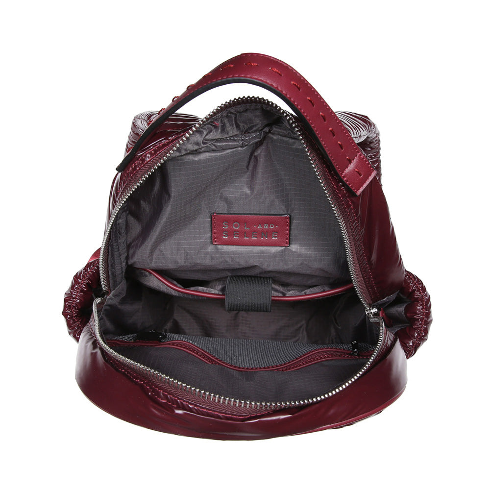 Product Image of Sol and Selene Stamina Backpack 841764103206 View 4 | Burgundy