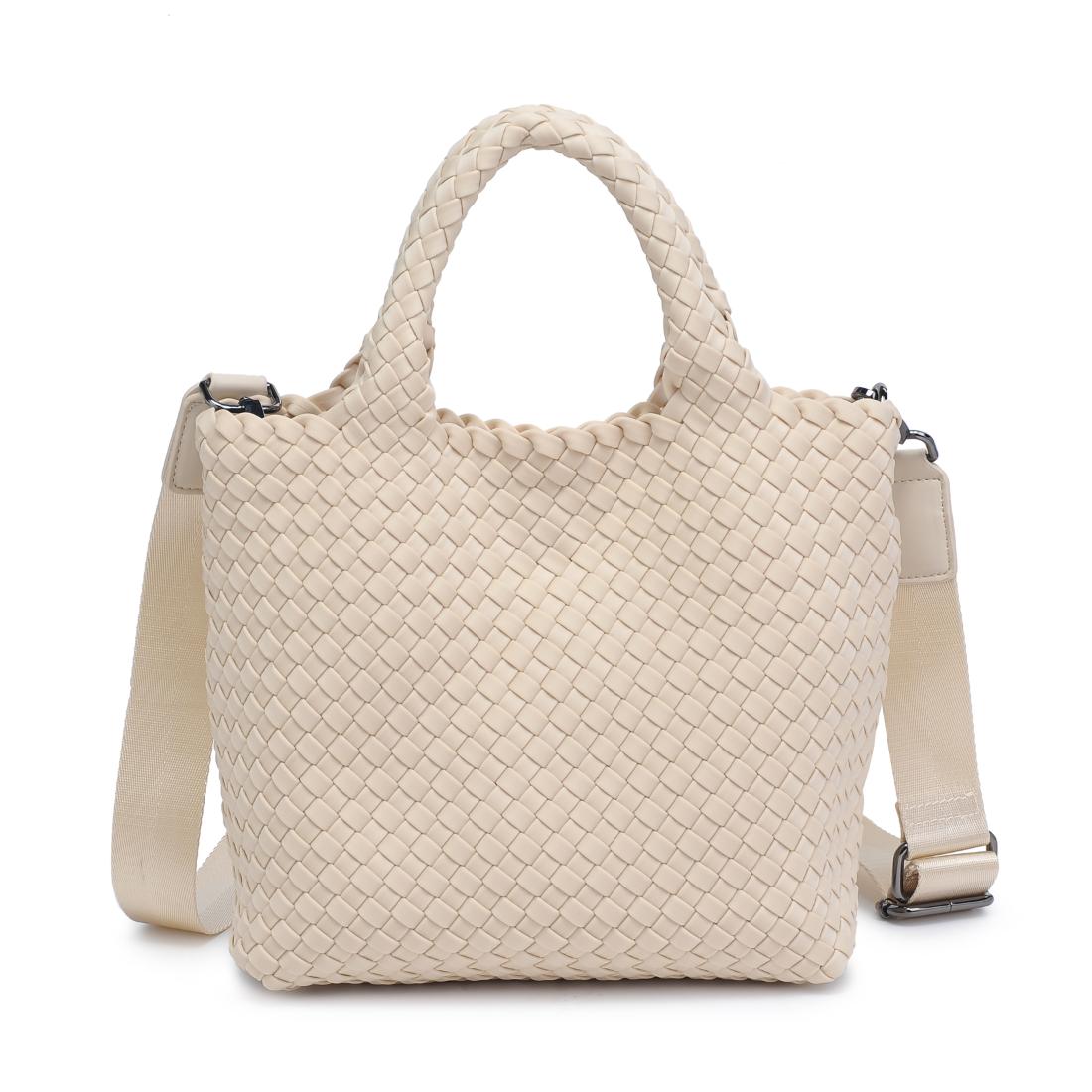 Woman wearing Cream Sol and Selene Sky's The Limit - Small Crossbody 841764109260 View 7 | Cream