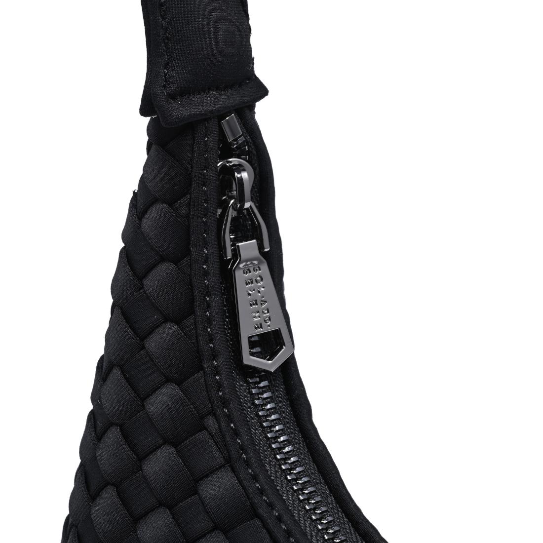 Sol and Selene Harmonia - Woven Neoprene Shoulder Bag 841764112499 View 8 | Black