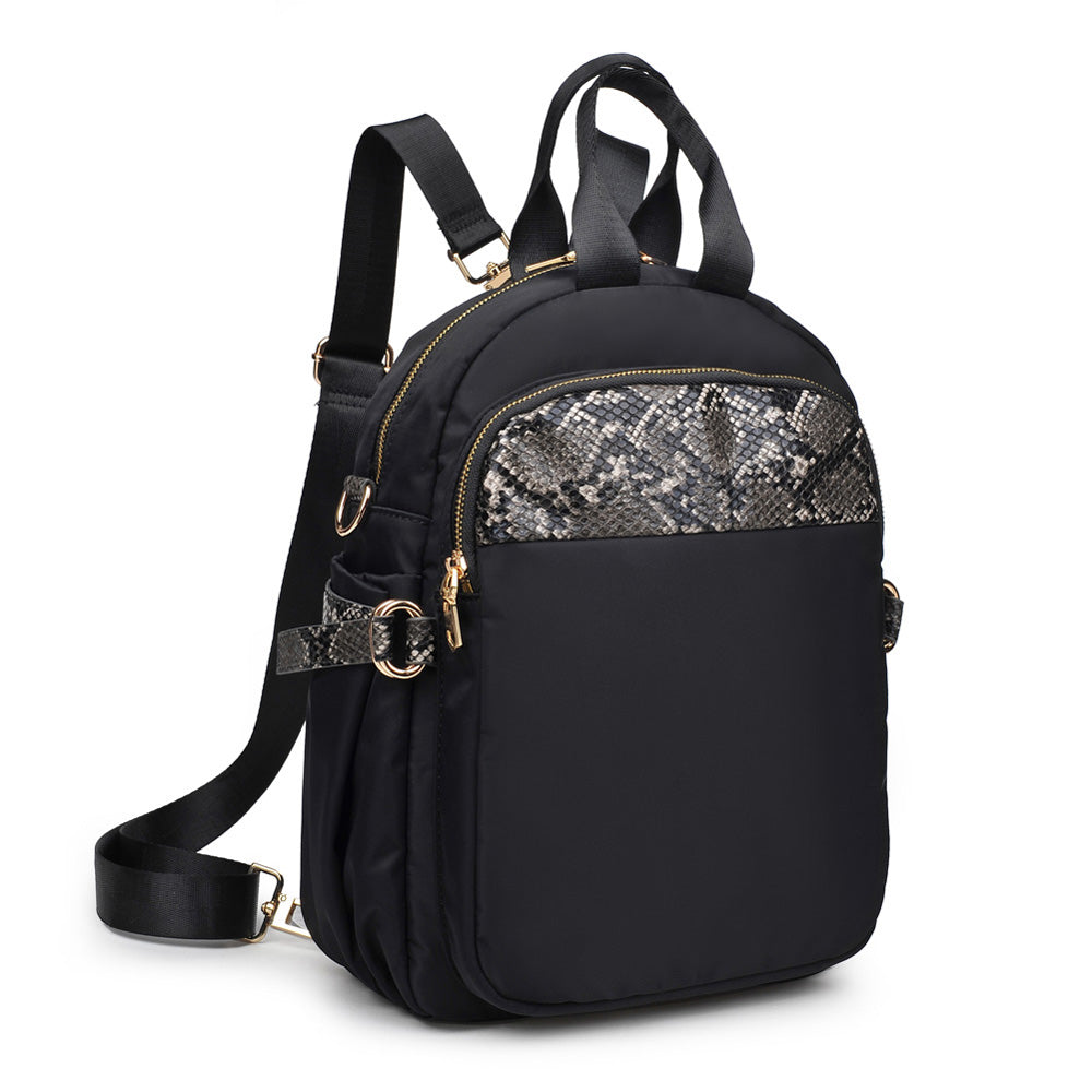 Product Image of Sol and Selene Next Level Backpack 841764103367 View 2 | Black Snake