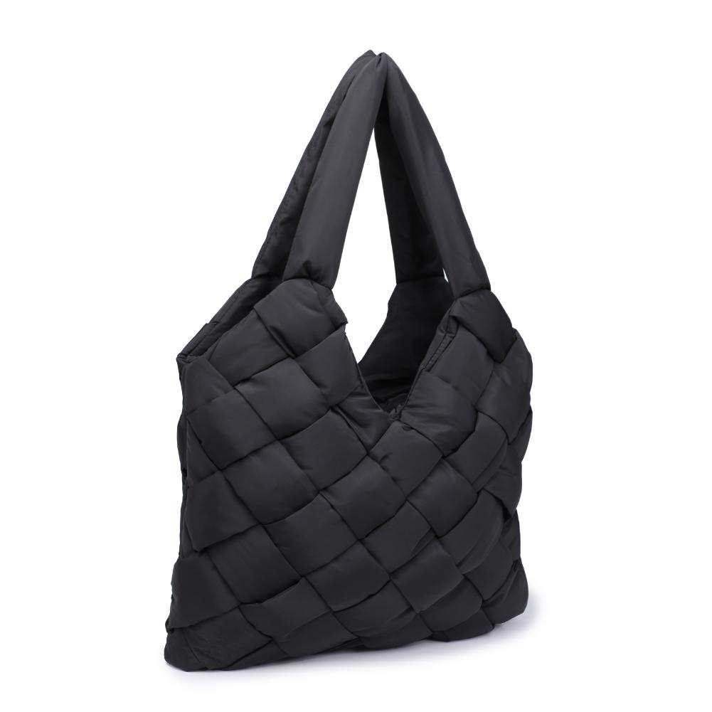 Woman wearing Black Sol and Selene Illumine Tote 841764110785 View 6 | Black