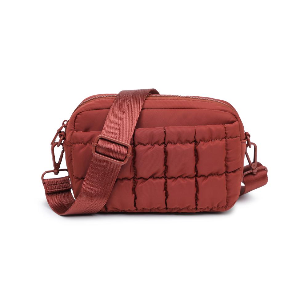 Product Image of Sol and Selene Inspiration - Quilted Nylon Crossbody 841764110600 View 5 | Rust