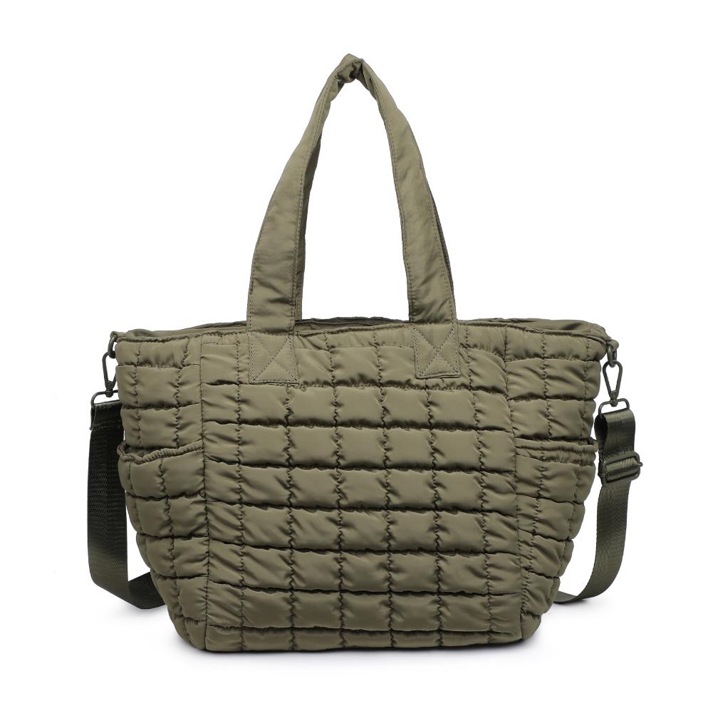 Woman wearing Olive Sol and Selene Dreamer Tote 841764109444 View 7 | Olive