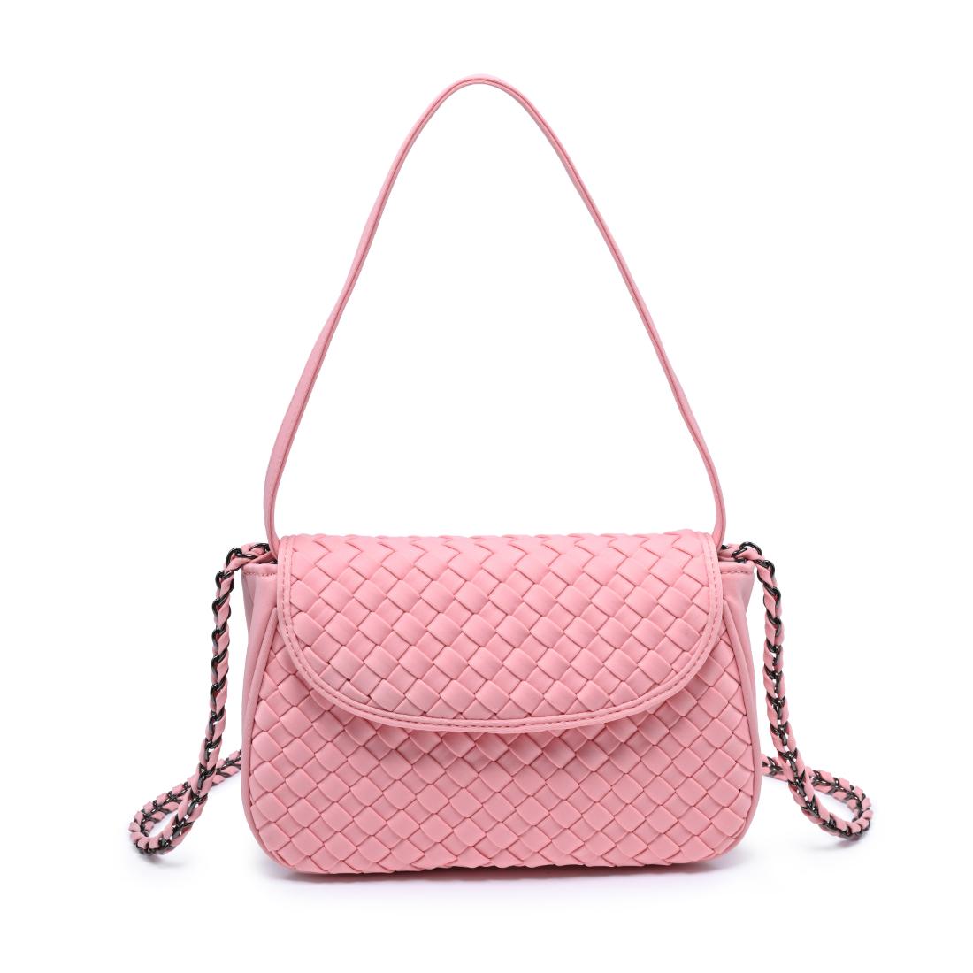 Woman wearing Blush Sol and Selene Astra Shoulder Bag 841764112413 View 5 | Blush