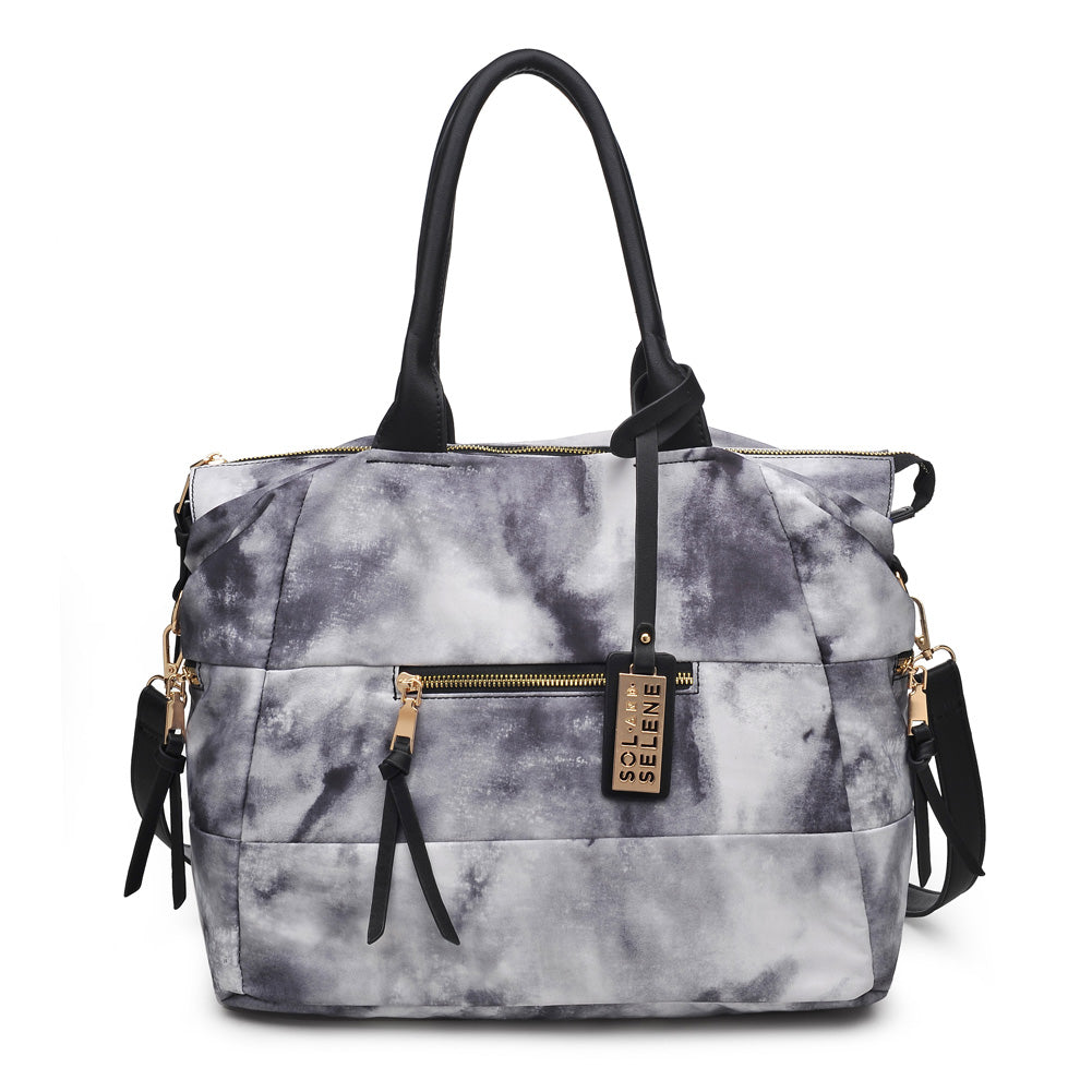 Product Image of Sol and Selene Jet Tote 841764103091 View 1 | Black Cloud Print