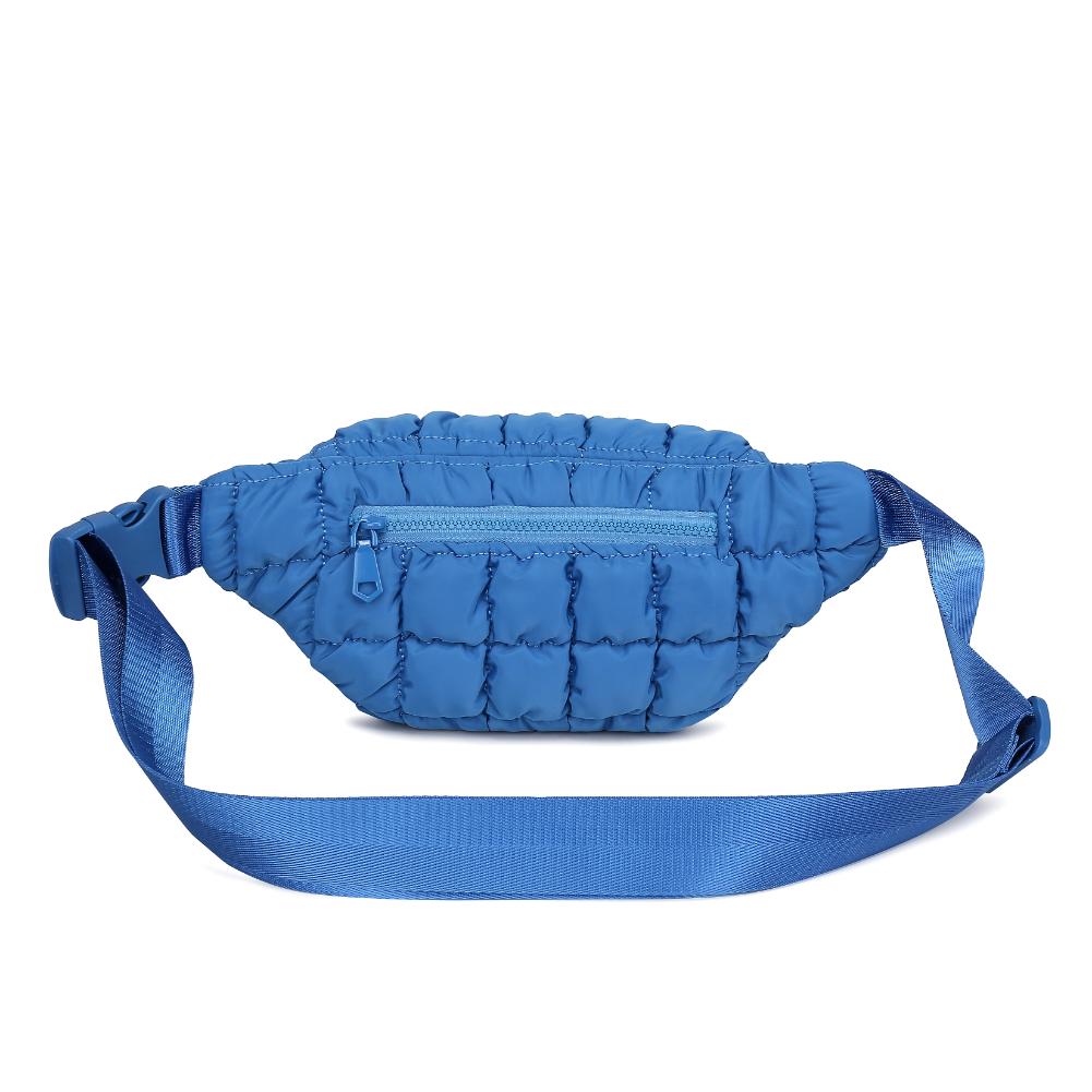 Woman wearing Denim Blue Sol and Selene Resurgence Belt Bag 841764109666 View 7 | Denim Blue