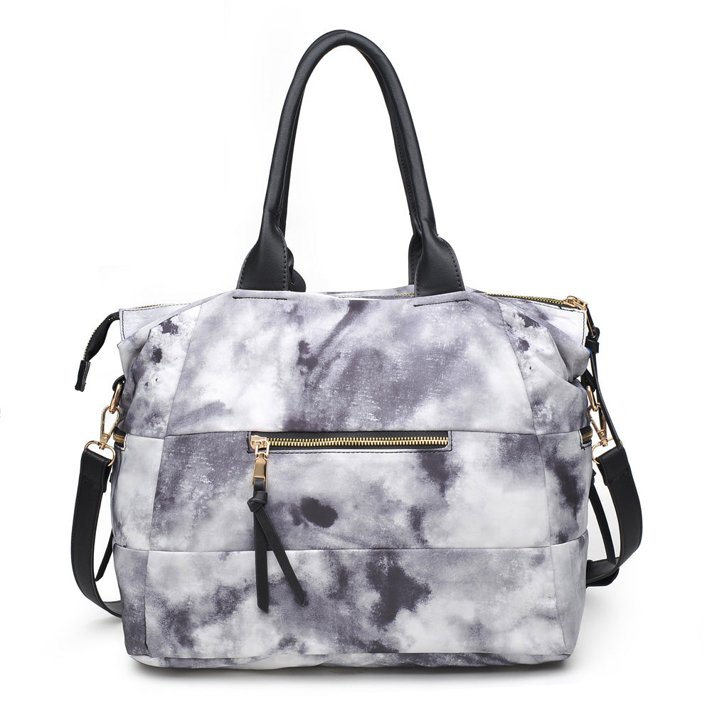 Product Image of Sol and Selene Jet Tote 841764103091 View 3 | Black Cloud Print