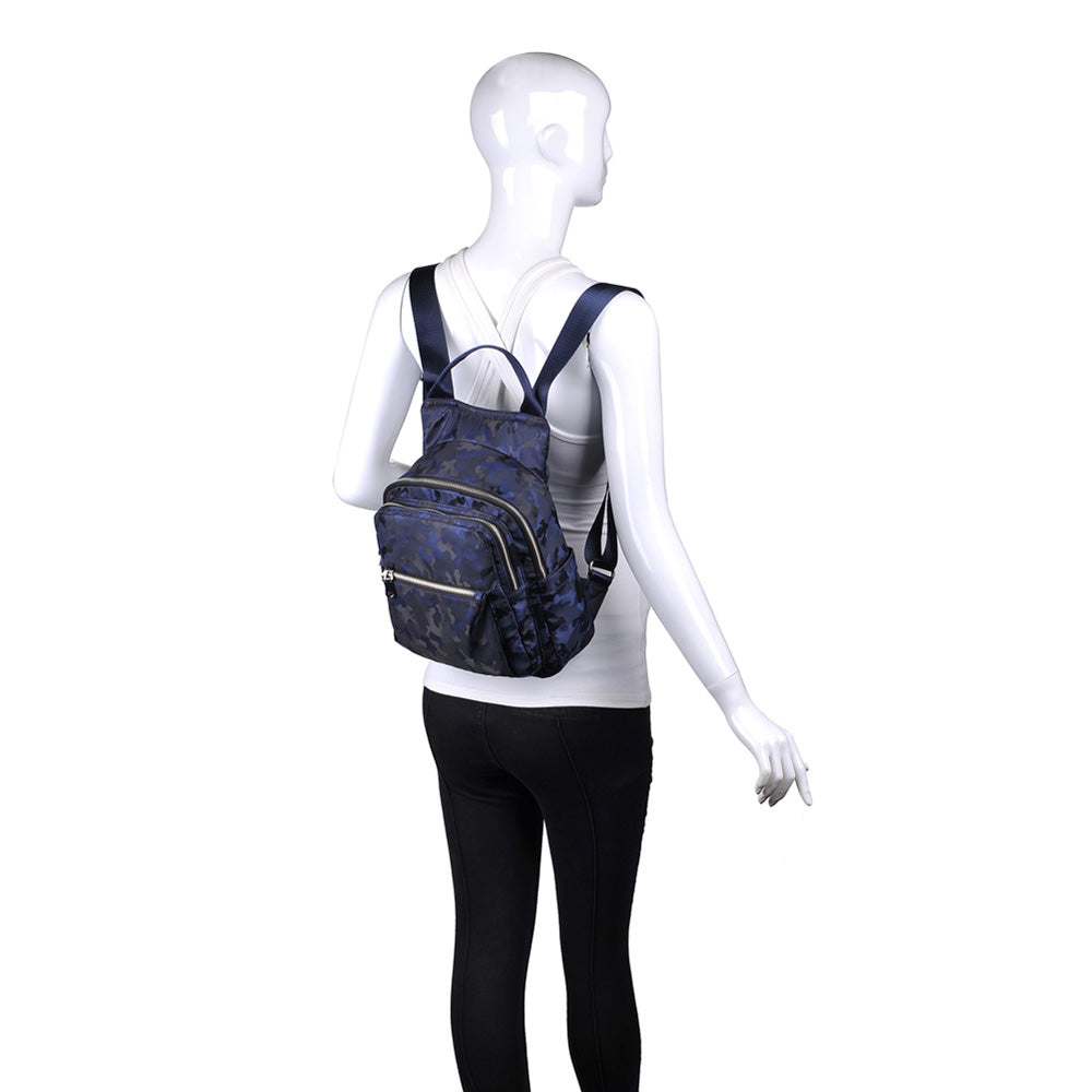 Product Image of Sol and Selene Rise & Shine Backpack 841764103770 View 5 | Navy Camo