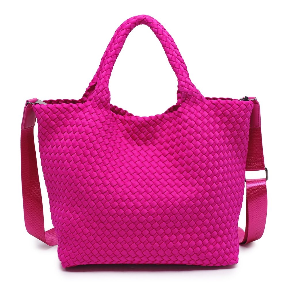Product Image of Sol and Selene Sky's The Limit - Medium Tote 841764107815 View 7 | Fuchsia