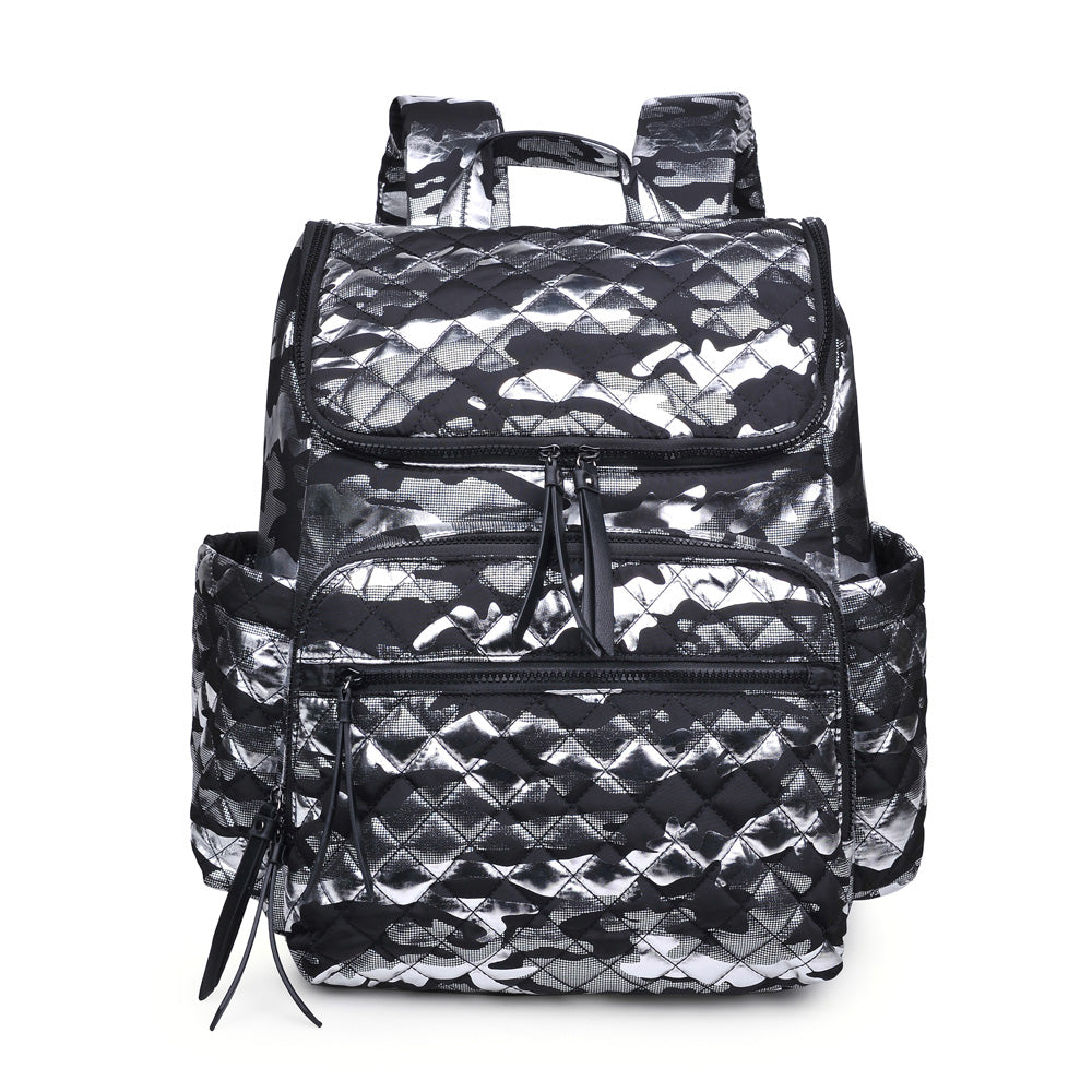 Product Image of Sol and Selene Destination Backpack 841764104395 View 5 | Silver Metallic Camo