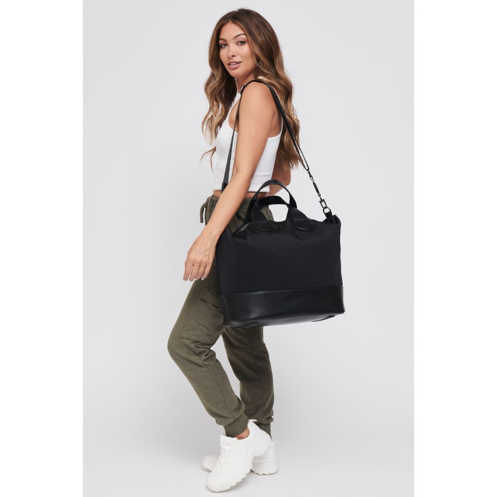 Woman wearing Black Sol and Selene Dream Big Weekender 841764103169 View 2 | Black