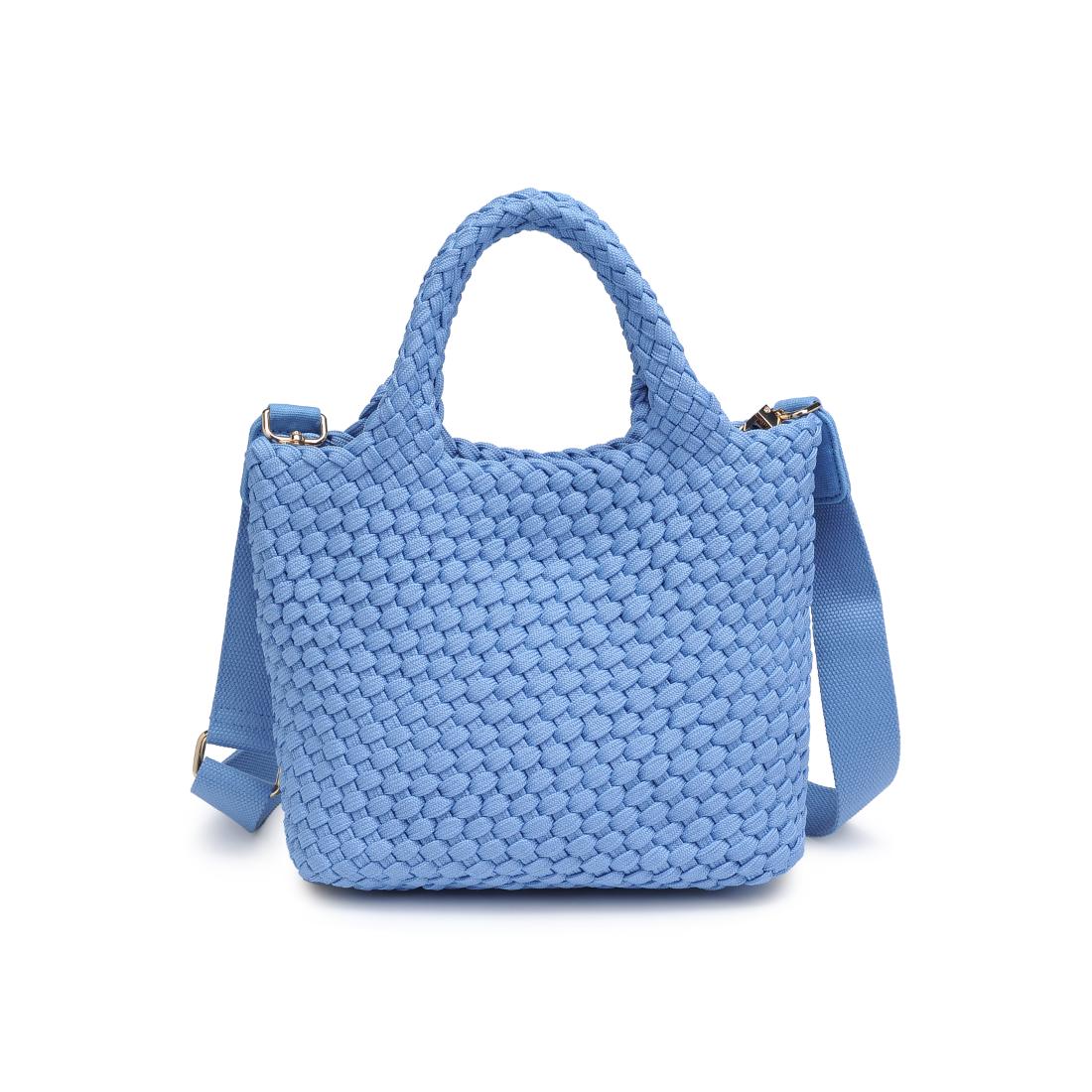 Product Image of Sol and Selene Sky's The Limit - Small Laced Up Eco-Edition Crossbody 841764111676 View 5 | Azure