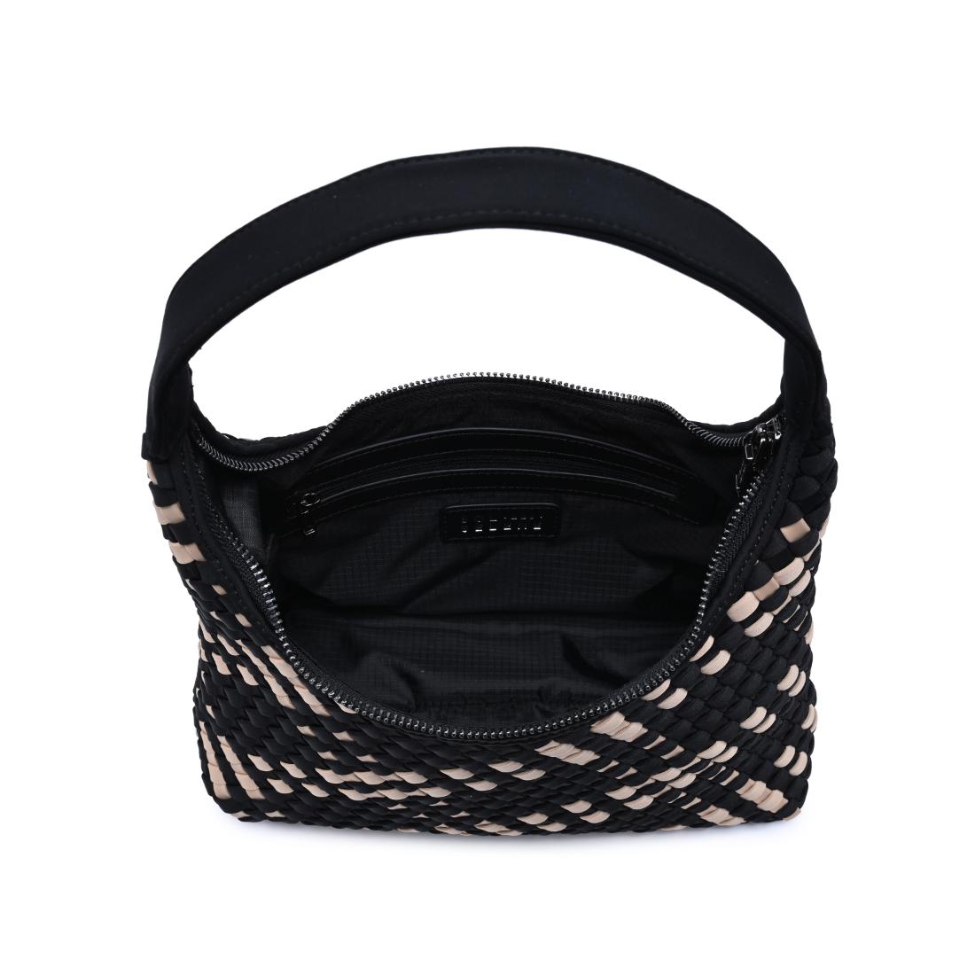 Sol and Selene Harmonia - Woven Neoprene Shoulder Bag 841764112505 View 8 | Black Nude