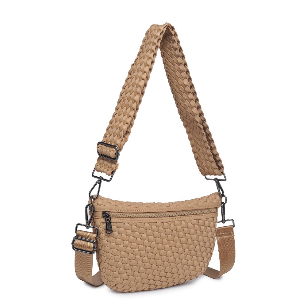 Sol and Selene Ethereal - Woven Neoprene Crossbody 841764110884 View 6 | Nude