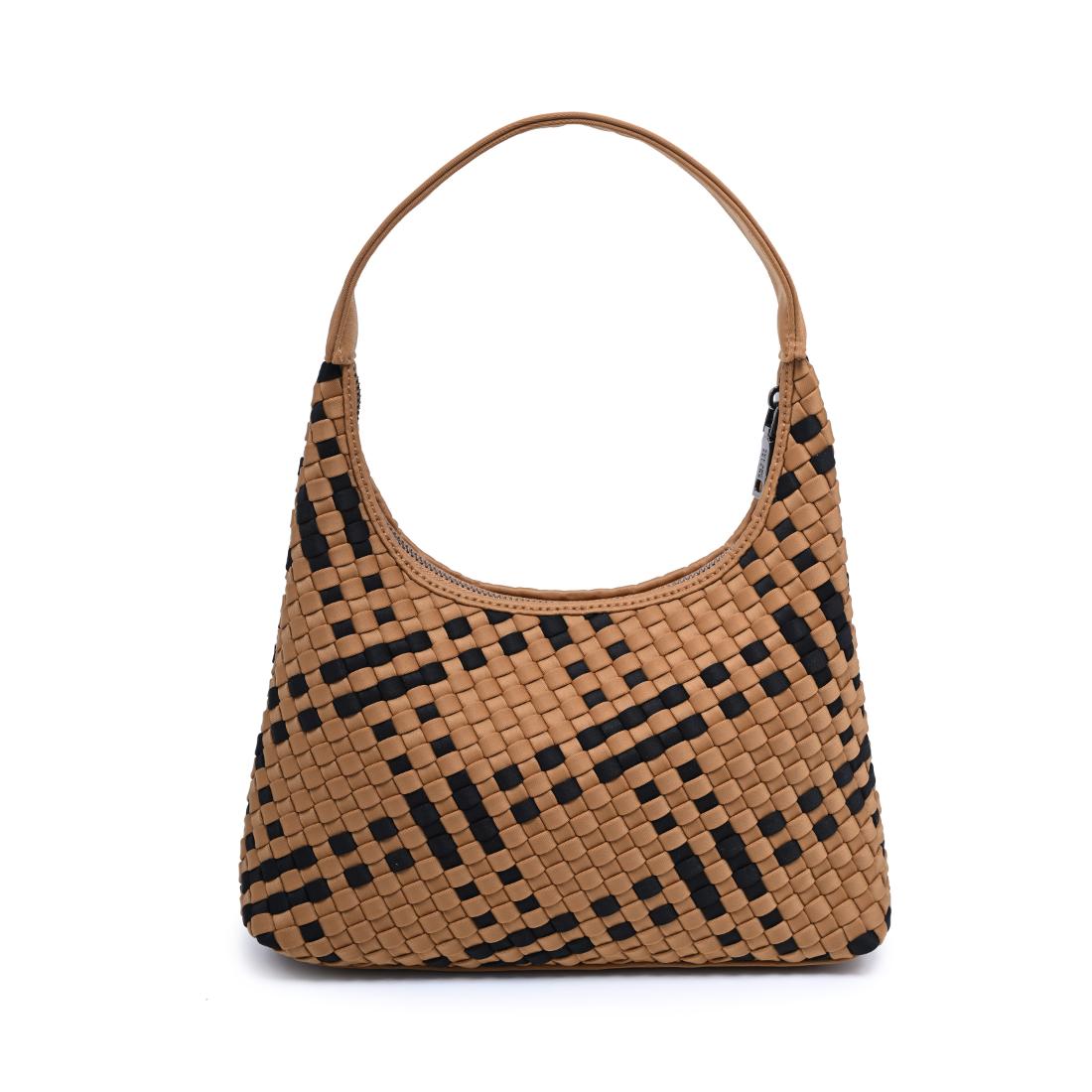 Sol and Selene Harmonia - Woven Neoprene Shoulder Bag 841764112581 View 7 | Sand Black