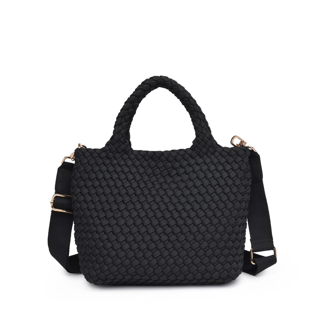 Product Image of Sol and Selene Sky's The Limit - Small Laced Up Eco-Edition Crossbody 841764111690 View 5 | Black