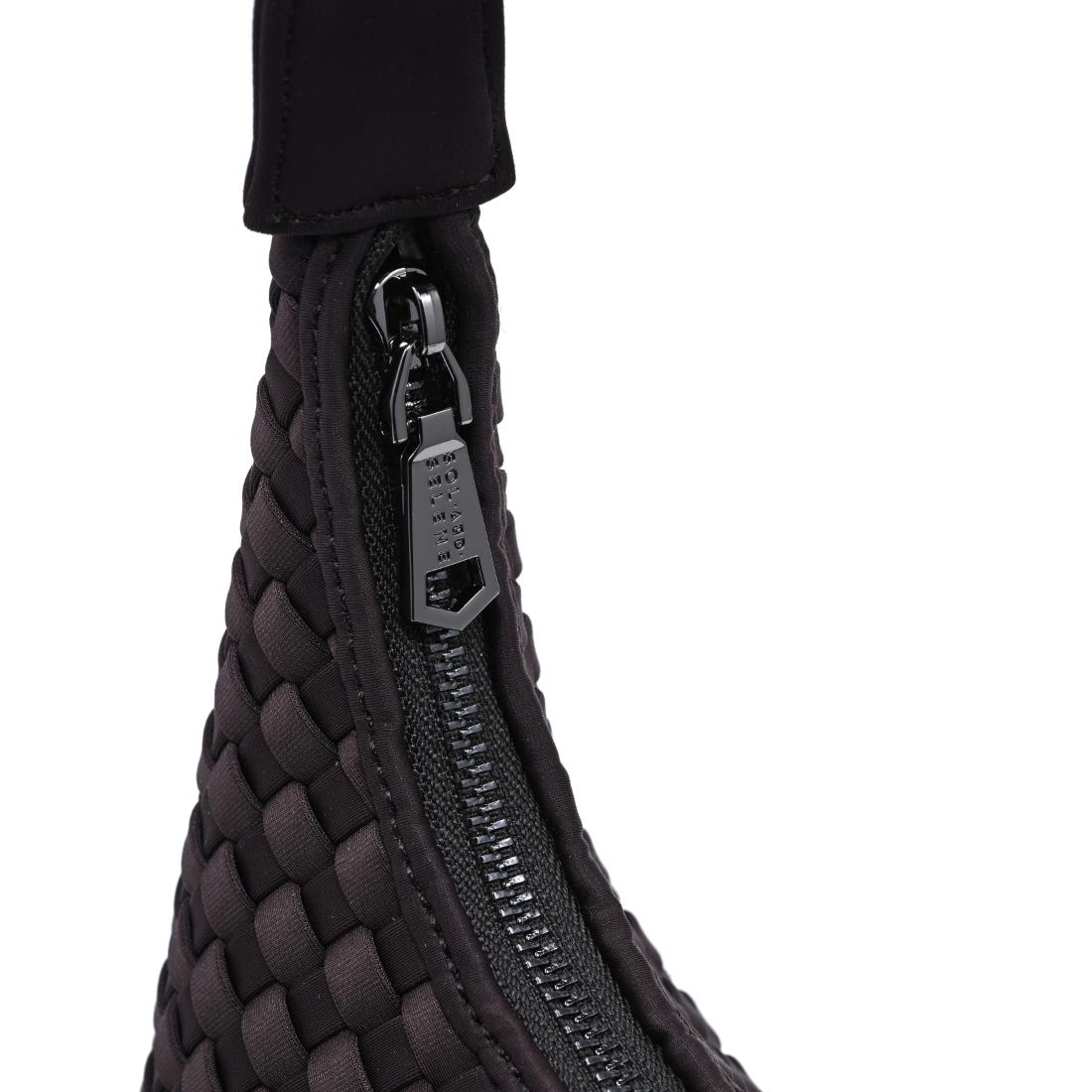 Sol and Selene Harmonia - Woven Neoprene Shoulder Bag 841764112536 View 8 | Chocolate