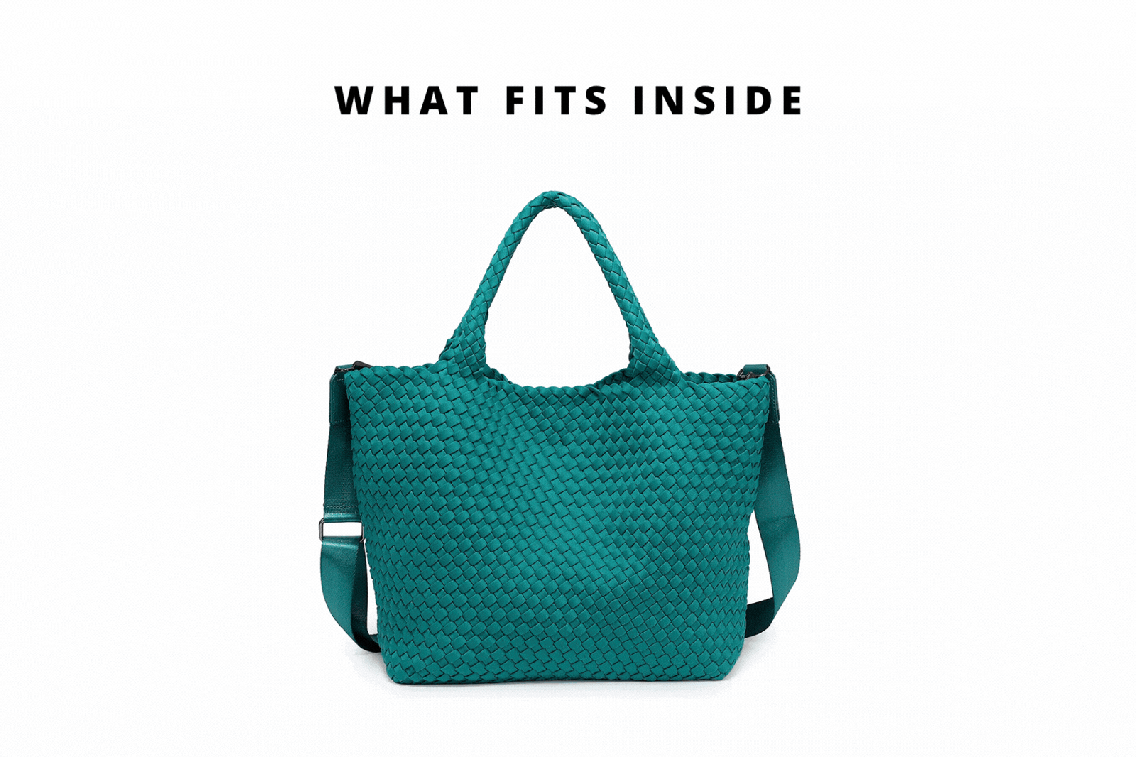 gif of items being put into a bag