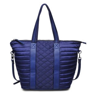Urban Expressions Metropolitan Women : Handbags : Tote 841764101516 | Navy