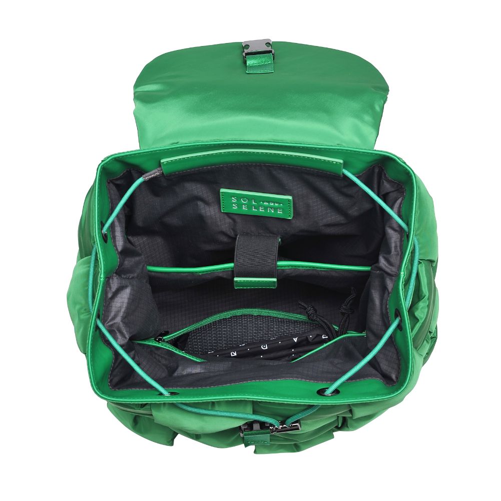 Sol and Selene Perception Backpack 841764107952 View 8 | Kelly Green
