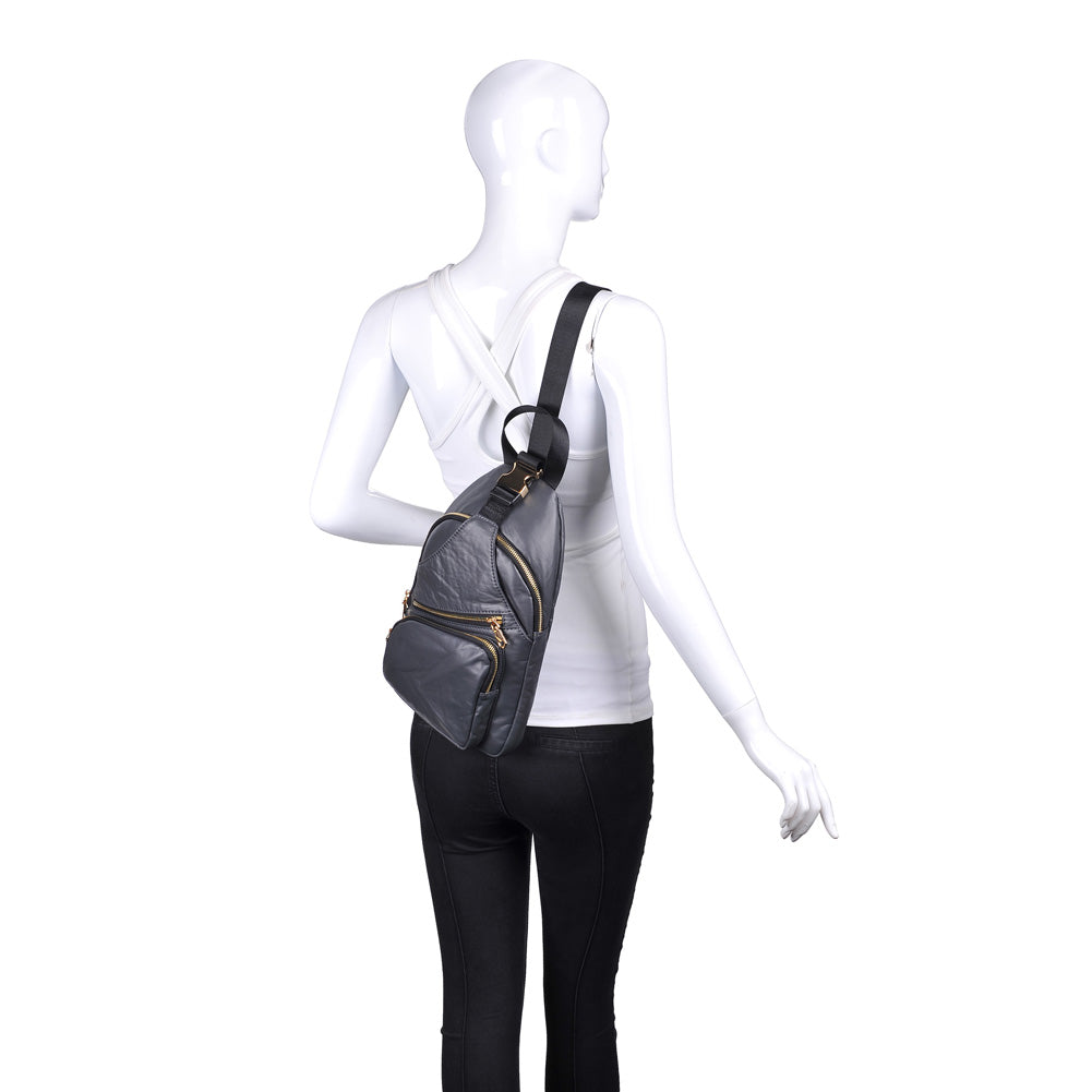 Urban Expressions On The Go Women : Backpacks : Sling Backpack 841764103817 | Grey