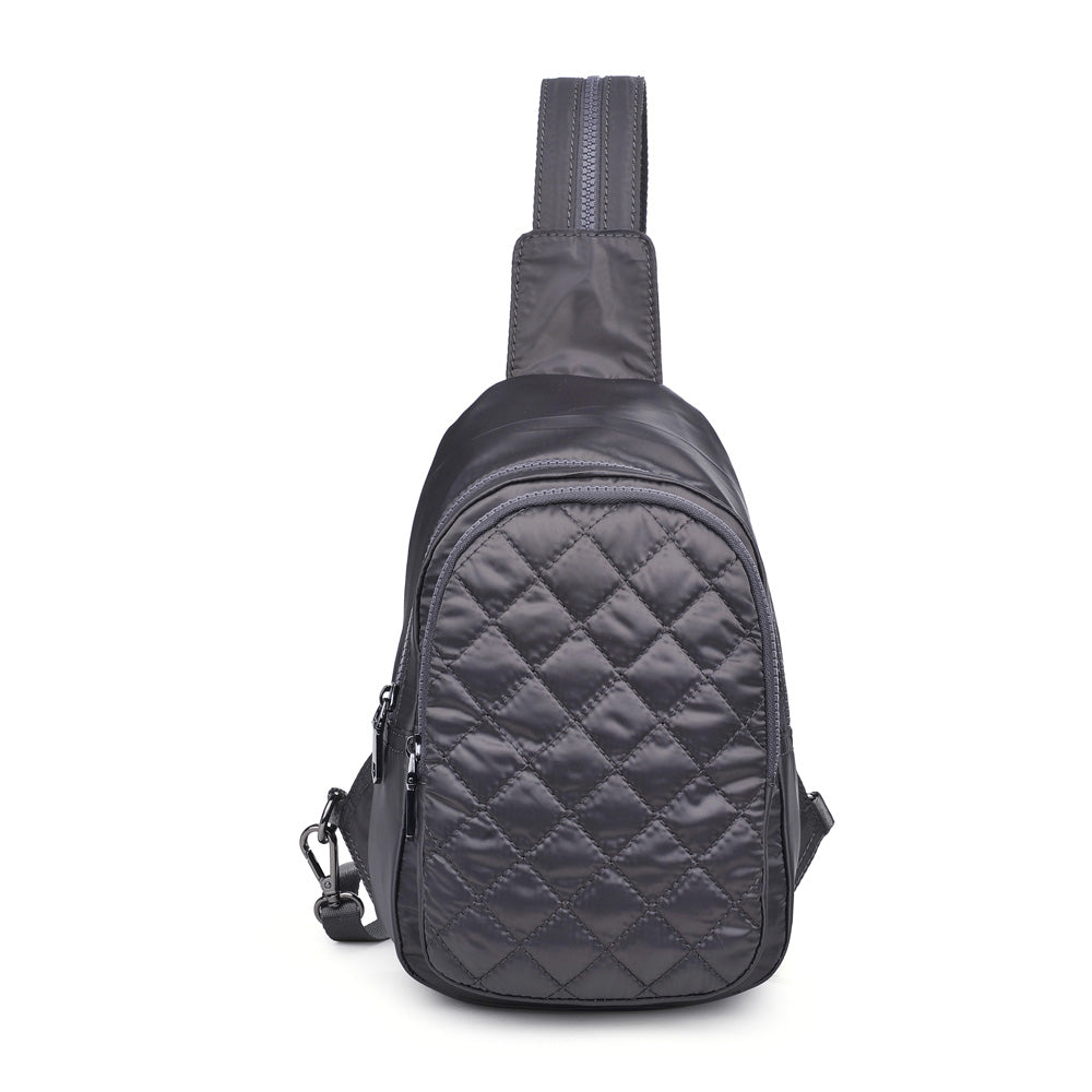 Sol and Selene On The Run Sling Backpack 841764104425 View 5 | Charcoal